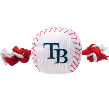 MLB Tampa Bay Rays Rays Baseball Rope Toy per cani e gatti. Duri nylon sportiva da baseball design corde pesanti con squeaker interno