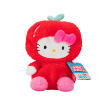 BumBumz 7.5-inch Hello Kitty FruitBumz Pluche - Sanrio Hello Kitty in Appel Outfit