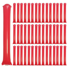 ROSEBB 48 stk. Round Head Boom Sticks Thunder Sticks Cheer Sticks Team Spirit Plastic Cheerleading Spirit Stick Clapper Oppustelig Noise Maker Sp