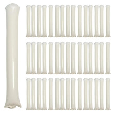 ROSEBB 48 stk. Round Head Boom Sticks Thunder Sticks Cheer Sticks Team Spirit Plastic Cheerleading Spirit Stick Clapper Oppustelig Noise Maker Sp
