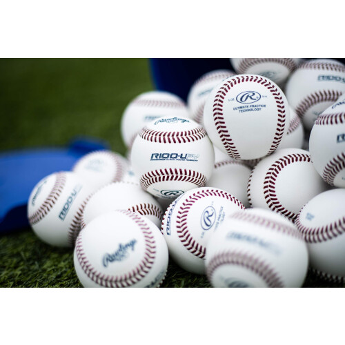 Rawlings | ULTIMATE PRACTICE TECHNOLOGY Baseballs | R100-UPY | Jugend/14U | 6-Gallonen-Eimer | 30 St   ck 2