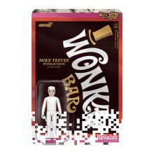 Super7 Willy Wonka e la fabbrica di cioccolato Mike Teevee White Suit - 3,75 """" Willy Wonka Action Figure Classic Movie Collectibles e Toys retr