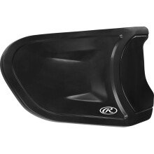 Rawlings | R-EXT COOLFLO Batting Helmet Face Guard | Fits all COOLFLO (RCFH) Helmet Models | Left-Hand Batter | Black