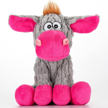 loncoldy Plush Chew Toys for Large Dogs Tough Crinkle Stuffed Animal Squeaky Interactive Toys for Small Medium Large Dogs Keep Them Busy Big P