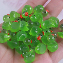 100 peas Mini Pato de Resina 15 mm Casa de Bonecas D?cor Brilha no Escuro para Decorao de Aqurio Micro Fada Jardim Paisagem Hide Seek Brinque