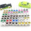 10 set 1/64 ruote e pneumatici (10 ruote bianche miste) 1