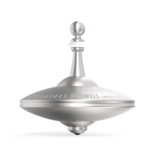 Plexity Labs UFO-overdele Roswell - Metal Spinning Fidget Toy Top - Inspireret af det dokumenterede UFO-observation fra 1947 i Roswell New Mexico