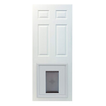 Inserto de puerta de mascotas de reemplazo de un solo panel PetSafe con un marco pintable diseado especficamente para puertas de panel panel de cie