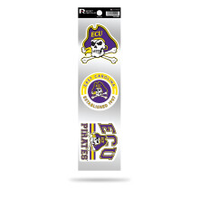 Rico Industries RSS130601: 3-teilige Retro-Spirit-Aufkleber fr East Carolina