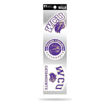 RICO INDUSTRIES NCAA Western Carolina Catamounts 3-delige retro spirit stickers retro sticker set