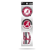 RICO Industries RSS150101: Alabama University 3-delige retro spirit-stickers