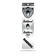 Rico Industries NFL Football Las Vegas Raiders 3-delt Retro Spirit Decals Retro Decal Set