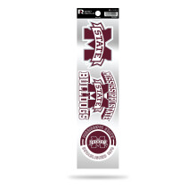 RICO Industries RSS160101: Mississippi State 3-delige retro spirit-stickers