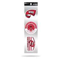 Rico Industries RSS190401: Western Kentucky 3-delige Retro Spirit-stickers