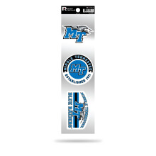 Rico Industries RSS180601: Middle Tennessee 3-delt Retro Spirit Decals