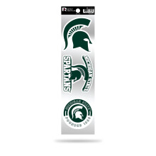Rico Industries RSS220101: Michigan State 3-delt Retro Spirit Decals