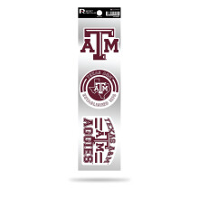 RICO Industries RSS260201: Texas A&M 3-delige retro spirit-stickers