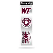 RICO Industries RSS261801: West Texas A&M 3-delige retro spirit-stickers