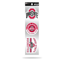 RICO Industries RSS300101: 3-delige retro spirit-stickers van Ohio State University