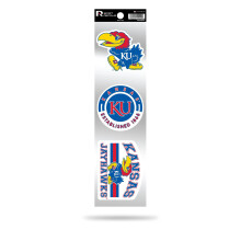 Rico Industries RSS310101: Kansas University 3-delige Retro Spirit-stickers