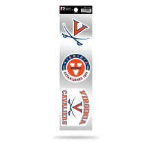 Rico Industries RSS340101: Virginia University 3-delige Retro Spirit-stickers