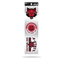 Rico Industries RSS360201: Arkansas State 3-delige Retro Spirit-stickers