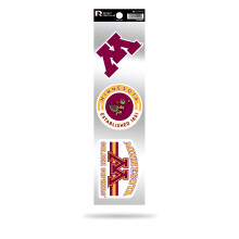 RICO Industries RSS380101: Minnesota University 3-delige retro spirit-stickers