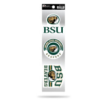 Rico Industries NCAA Bemidji State Beavers 3-delt Retro Spirit Decals Retro Decal Set