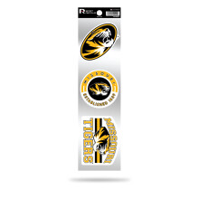Rico Industries RSS390101: Missouri University 3-delt Retro Spirit Decals