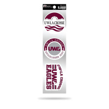 Rico Industries NCAA Wisconsin-La Crosse Eagles 3-delige Retro Spirit-stickers Retro-stickerset