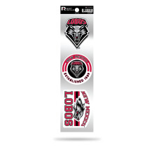 Rico Industries NCAA New Mexico Lobos 3-delige Retro Spirit-stickers Retro-stickerset