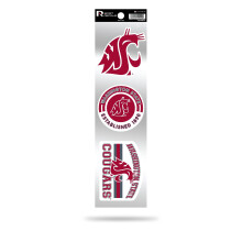 RICO Industries RSS490101: Washington State University 3-delige retro spirit-stickers