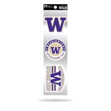 Rico Industries RSS490201: Washington University 3-delige Retro Spirit-stickers