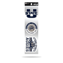 RICO Industries RSS530201: Utah State University 3-delige retro spirit-stickers