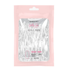 Kiara Sky Gelly Tips Refill Pack - Soak Off Soft Gels - Square Short (st?rrelser 6 7 8 9)