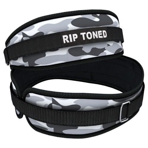 Cinto de levantamento de peso tonificado Rip - Cintos de treino de 4,5 polegadas para levantamento de peso Powerlifting Treinamento de fora de m