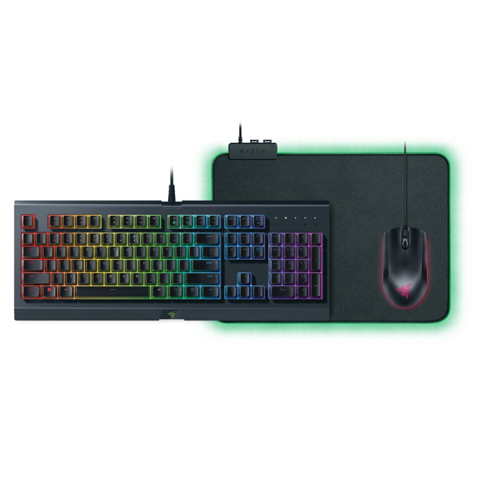 Razer Holiday Bundle 2018 Cynosa Chroma Gaming Keyboard Abyssus Gaming Mouse Goliathus Chroma Mousepad