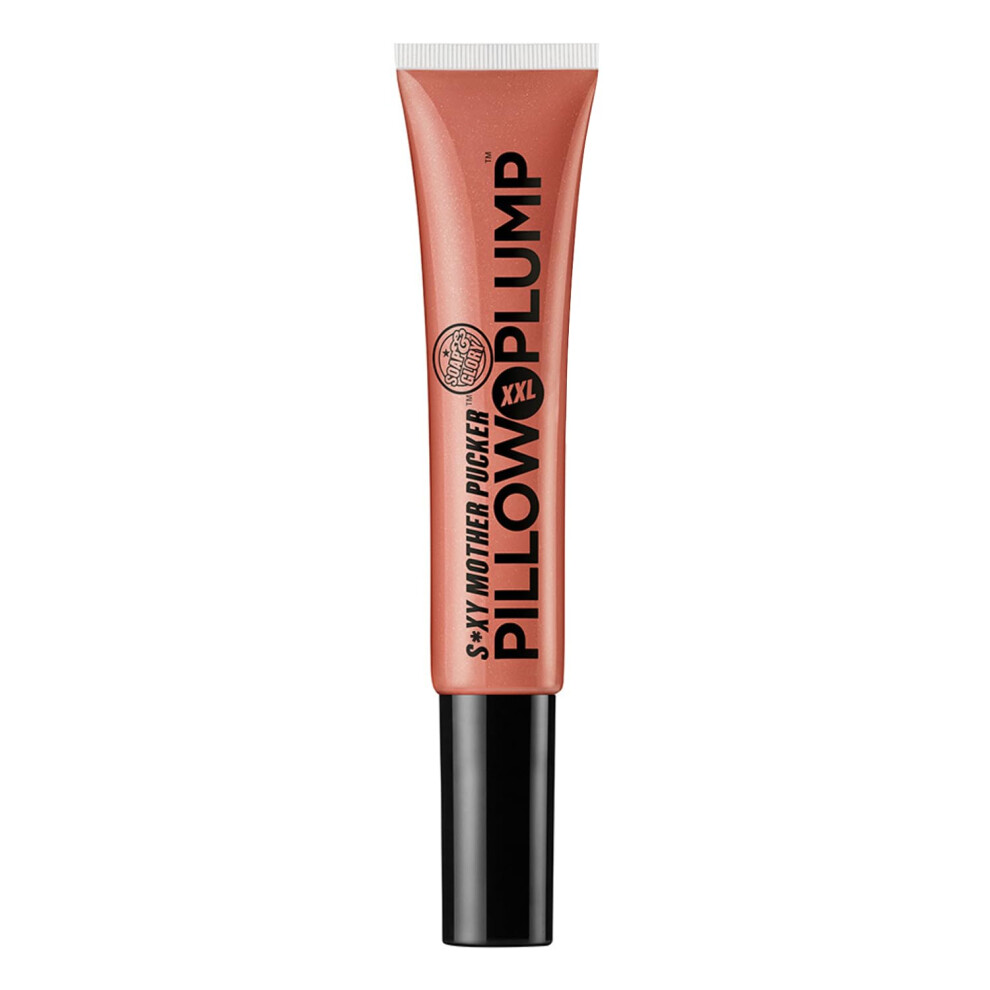 Soap & Glory SMP XXL Pillow Plump Lip Gloss - Hydrating  Plumping Lip Gloss for Full  Volumized Lips - Lip Plumper with a Chocolate Orange Scent & Veg
