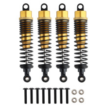 GDOOL Front Rear RC Shock Absorber, 4-Pack Aluminum 98mm Adjustable Assembled Suspension for 1:10 Redcat HSP 94166 94106 94107 94155 94170 Buggy Truck