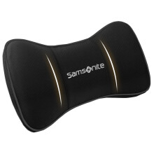 Samsonite Travel Neck Pillow - Memory Foam autostoeltje hoofdsteun kussen ergonomische nekondersteuning voor het rijden in verstelbare riem comfo