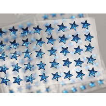 8mm Sininen LQ05 Star Itseliimautuva Akryyli Strassikivet Muoviset Kasvo Jalokivet Stick On Body Jalokivi tee-se-itse-kortteja ja kutsuja varten ask