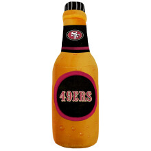 NFL SAN Francisco 49ERS ?lflaske Plys Hunde & KAT Squeak Leget?j - S?deste Stadium SODA Flaske Snack Plys Leget?j til Hunde & Katte med indre Squ