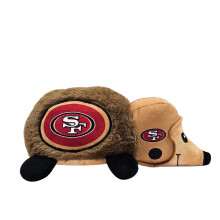NFL SAN Francisco 49ERS Pehmoinen siililelu koirille ja kissoille Hieno pehmeä lemmikkilelu hauskanpitoon ja interaktiiviseen leikkimiseen koiran pur