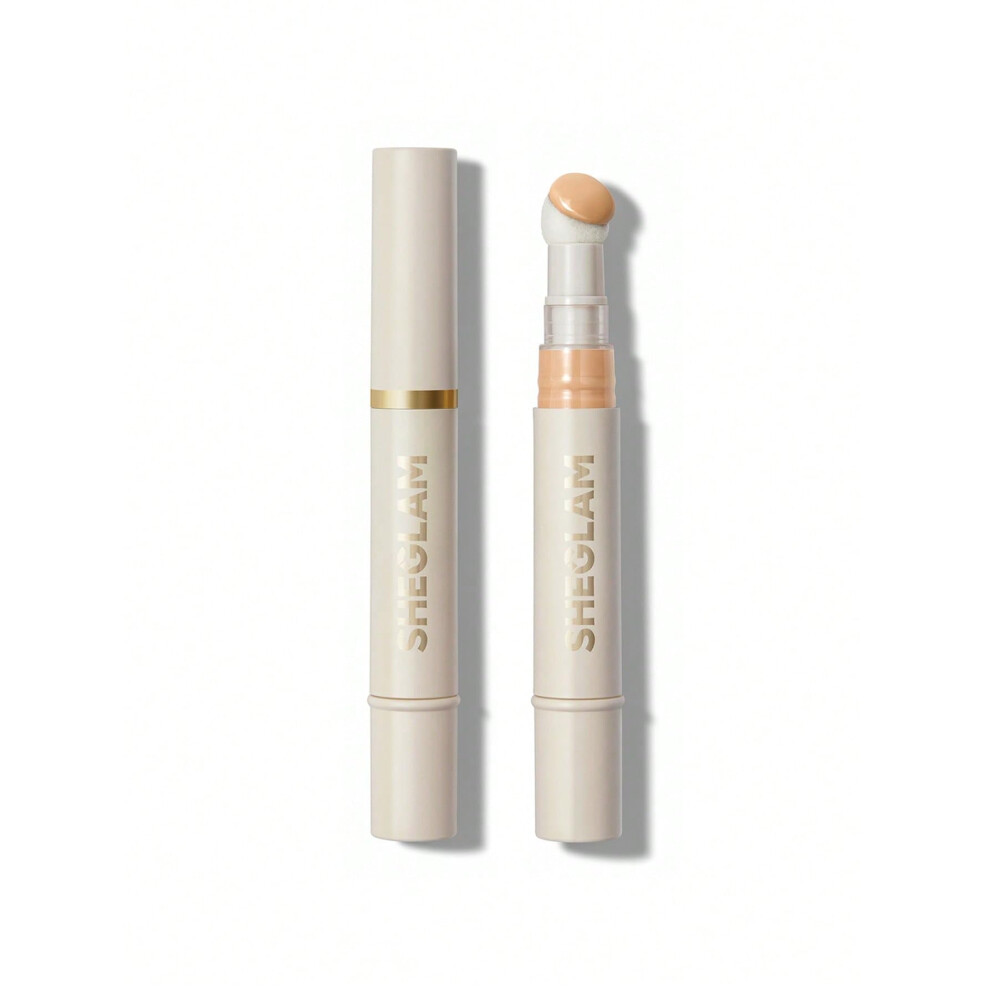 Sheglam Complexion Boost Concealer Sponge-Head Applicator Matte Liquid Concealer Long Lasting Brightening Color Corrector Weightless All-Day Long Last