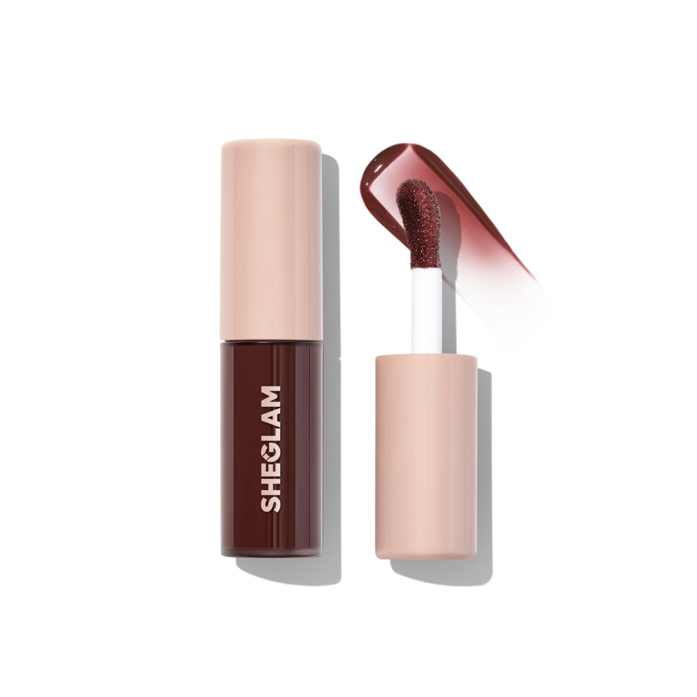 Sheglam Jelly Wow Tinted Lip Oil Plumping Lip Gloss Natural -Hot Shot