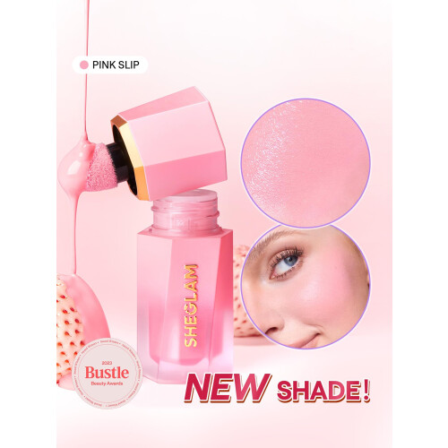 SHEGLAM Color Bloom Liquid Blush-Pink Slip 1