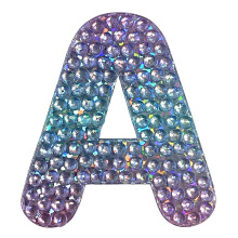 NlepkaBeans Alphabets Letter A (2"""" x 2"""" Balen po 1 kusu) Vystrien do tvaru Adhezivn zda - Deti Teens Dospel