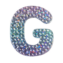 StickerBeans Alphabets Letter G (2"""" x 2"""" Pack of 1) Cut to Shape Adhesive Back - Kids Teens Adults