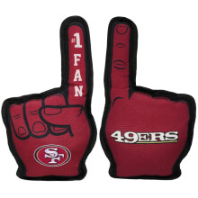 NFL San Francisco 49ers #1 -fanilelu koirille ja kissoille. Paras kova PET-lelu, jossa on sisempi squeaker
