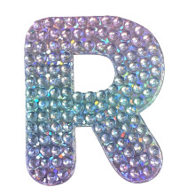 StickerBeans Alphabets Letter R (2"""" x 2"""" Pack of 1) Cut to Shape Adhesive Back - Kids Teens Adults